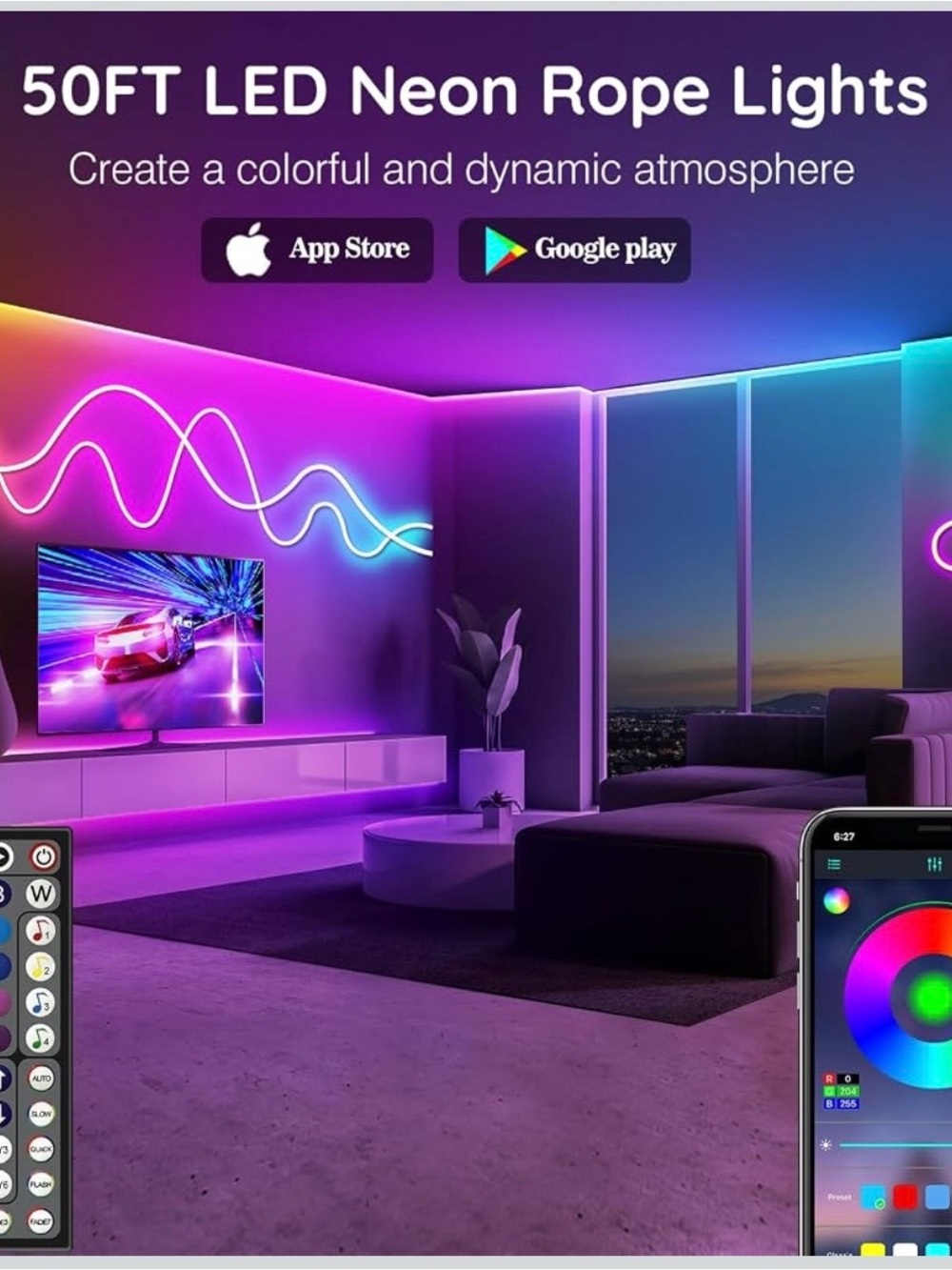 Office RGB Lighting Setup - Picture 3 of 13